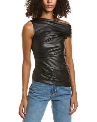 

Helmut Lang Асимметричный топ женский, Черный