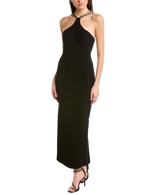 

Женское платье с бретельками Herve Leger, Черный