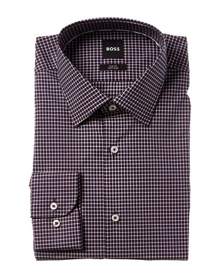 

Мужская тканая рубашка Brooks Brothers Regent Fit, Красный, NA
