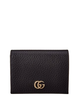 Кожаный футляр для карточек Gucci Женский черный