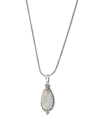 Pre-owned Konstantino Silver Pearl Necklace Women's