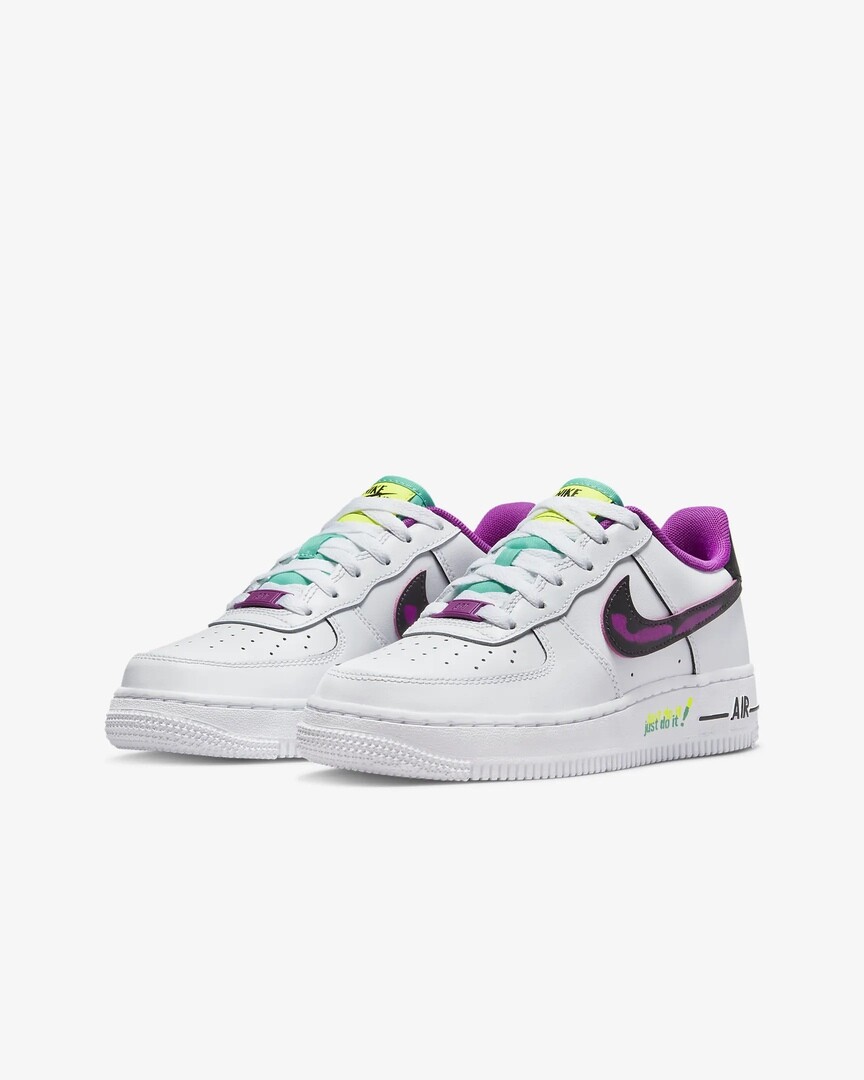 NWT Nike Air Force 1 LV8 Big Kids' Shoes (DX3933 100) | eBay