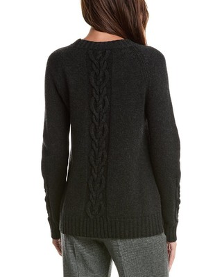 Pre-owned Max Mara S  Ginny Wool & Cashmere-blend Sweater Women's In Gray