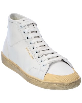 

Женские кожаные кроссовки Saint Laurent Sl 39, Белый, NA