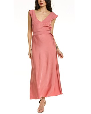 

Женское платье миди Ted Baker с капюшоном и спиной, Розовый