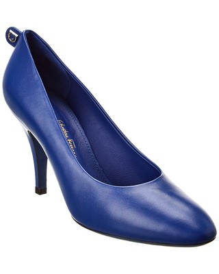 

Женские кожаные туфли Ferragamo Judy, Синий, NA