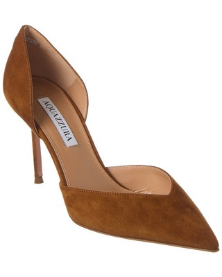 

Женские замшевые туфли Aquazzura Uptown 85, Коричневый, NA