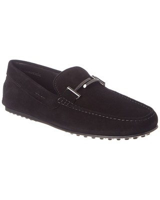 

Мужские замшевые мокасины Tod S City Gommino черные, Черный, NA