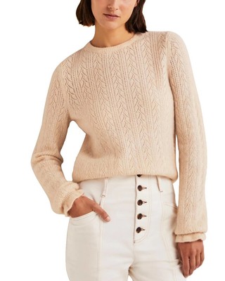 

Женский джемпер Boden Fluffy Pointelle из мохера и шерсти, Rope