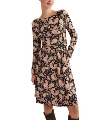 

Трикотажное платье Boden Abigail женское, Black;paisley passion