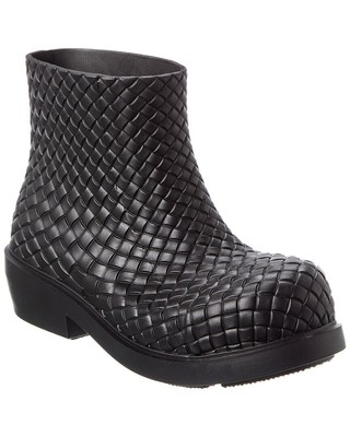 Женские резиновые сапоги Bottega Veneta Fireman Intreccio