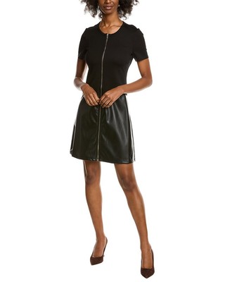 

Платье-футляр на молнии спереди Ellen Tracy, черное, размер, Черный