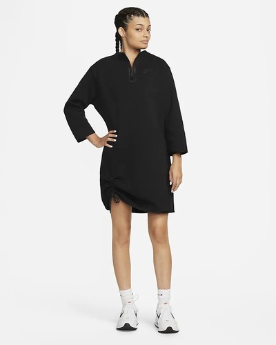 ワンピース Nike SS25 LONG DRESS TECH FLEECE (HJ1385 010) WOMEN'S NIKE SPORTSWEAR TECH FLEECE SLIM MAXI TANK DRESS