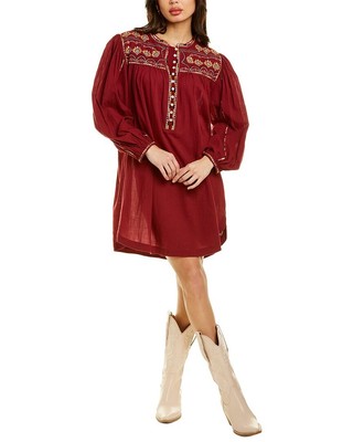 Мини-платье Isabel Marant Étoile Federika женское красное 34