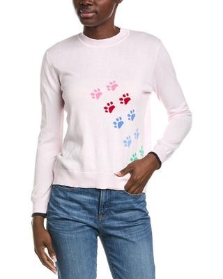 Женский свитер из кашемировой смеси Alashan Cashmere Here Boy с круглым вырезом горловины для мальчиков