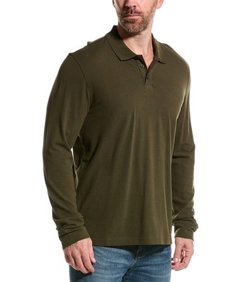 7 For All Mankind Pique Polo Shirt Mens Green Xl