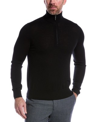 Brooks Brothers Merino Wool 1/2-Zip Pullover Sweater Mens