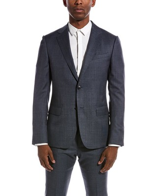 

Z Zegna 2Pc шерстяной костюм мужской, Blue gray