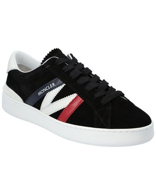 Pre-owned Moncler Monaco Leather Sneaker Men's 40 In Pmulticolored