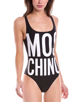 Женские слитные брюки Moschino черного цвета 2