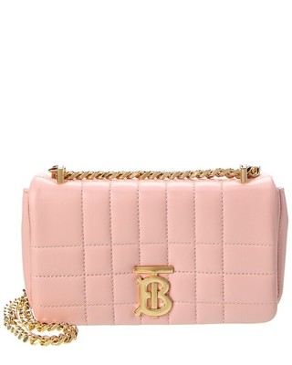 

Burberry Lola Мини-кожаная сумка через плечо Женская Розовая, NA