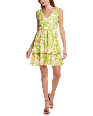 

Мини-платье Flora Bea Nyc Terina женское, Зеленый