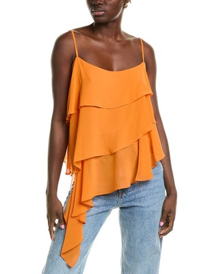 Женская многоуровневая блузка без рукавов Bcbgmaxazria