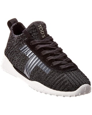 Трикотажные кроссовки Tod S Sportiva женские черные 36