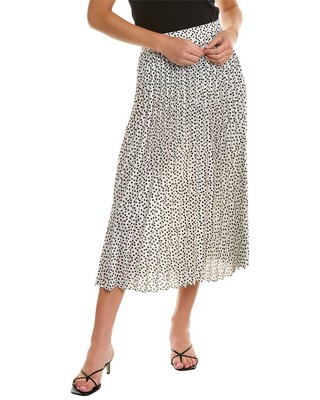 

Плиссированная юбка Max Studio Accordion женская, Белый