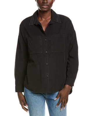 Женская мини-вельветовая рубашка с карманом Monrow Mini