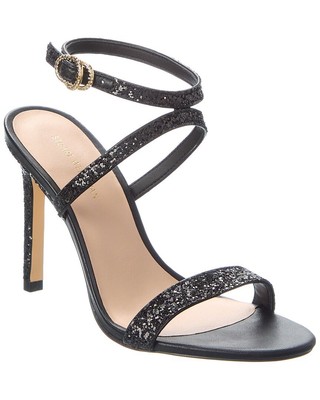 

Женские блестящие сандалии Stuart Weitzman Crystal Buckle 95, Черный, NA