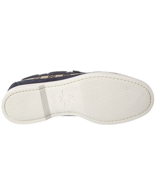 Pre-owned Gucci Canvas Moccasin Men's In Beige