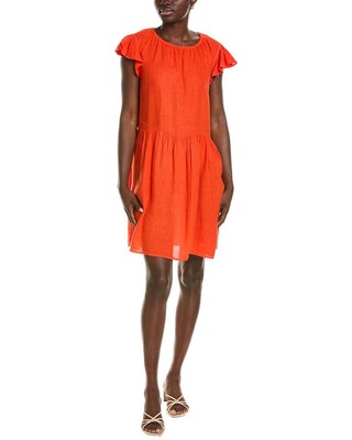 Бархатное льняное мини-платье Evonne от Graham & Spencer женское M