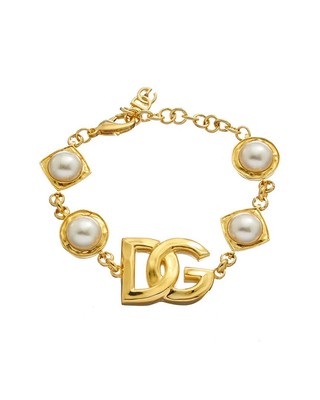 Браслет с логотипом Dolce & Gabbana Dg Женский золотой