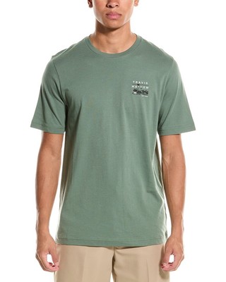 Футболка Travismathew Greenway Trail мужская зеленая S