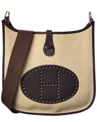 

Женские коричневые холсты с покрытием Hermès Evelyne I Pm (аутентичные подержанные), NA