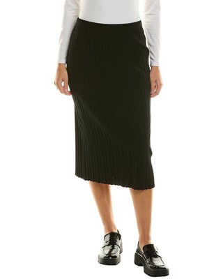Женская миди-юбка из трикотажа в рубчик Pointelle White Label от Proenza Schouler