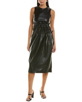Pre-owned Proenza Schouler White Label Drawstring Midi Dress Women's