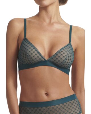 Треугольный бюстгальтер на косточках с логотипом Wolford Sheer Женский Xs