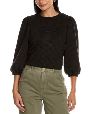 

Женский стеганый топ Anne Klein, Черный