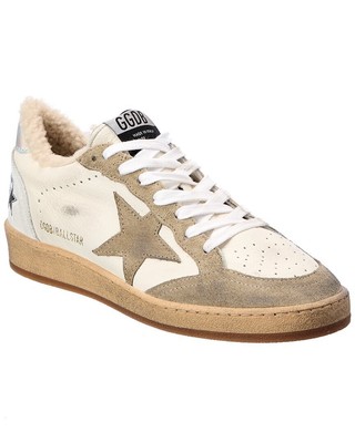 Женские кожаные и замшевые кроссовки Golden Goose Ballstar