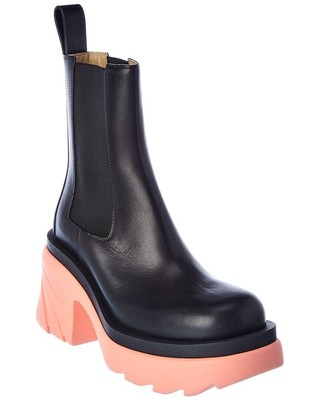 

Женские кожаные ботинки Bottega Veneta Flash, Черный, NA