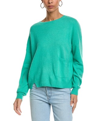 Brodie Cashmere Pepper Кашемировый свитер женский зеленый Xs