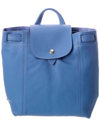 

Кожаный женский рюкзак Longchamp Le Pliage Cuir Xs синий, NA