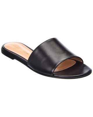 

Gianvito Rossi Capri Женские кожаные сандалии черные, Черный, NA
