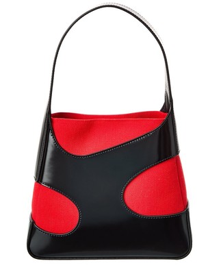 

Ferragamo Маленькая кожаная женская сумка с вырезом с верхней ручкой, черная, NA