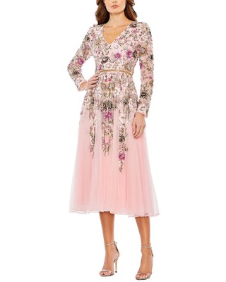 Коктейльное платье А-силуэта Mac Duggal Женское 20
