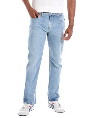 

7 For All Mankind Slimmy Squiggle Светло-серые чистые мужские джинсы узкого кроя, Grey, NA