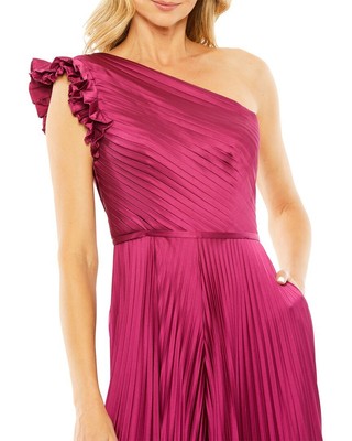 Pre-owned Mac Duggal Jumpsuit Women's In Red
