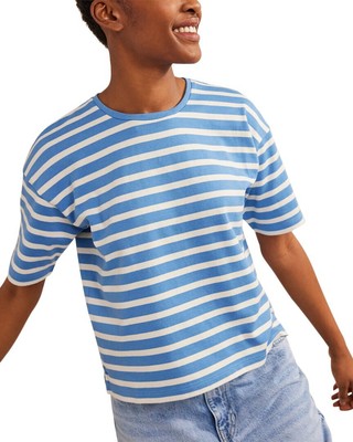 

Женская футболка Boden Heavyweight Breton, Blue multi